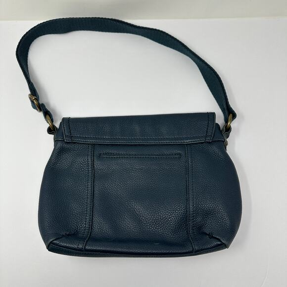 The Sak Women's One Size Carson Leather Shoulder Bag Buckle Straps Blue *READ - Picture 3 of 8